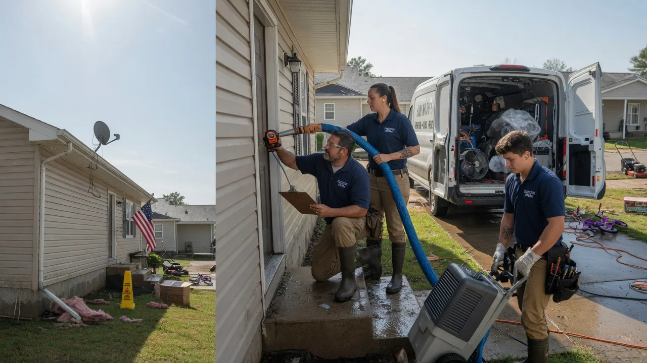 Ceiling Water Damage Restoration in Mazomanie, WI near me